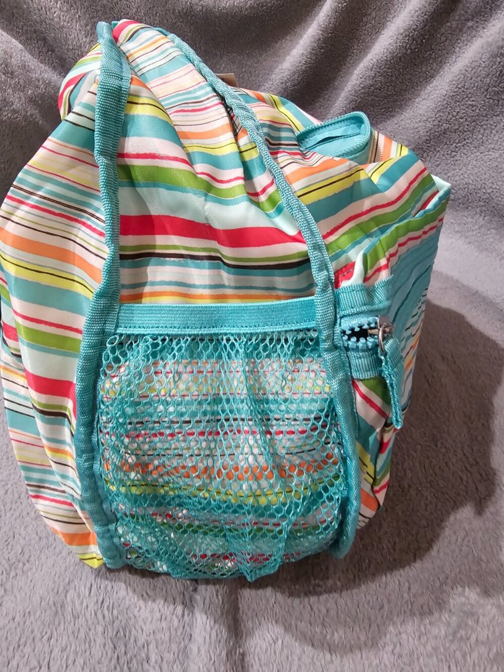 Thirty-One Explorista Crossbody Sunny Stripe NWT